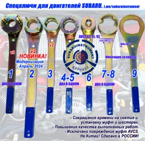 Комплект спецключей Subaru базовый